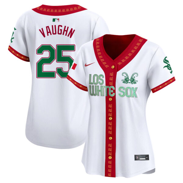 Women's Chicago White Sox Mexico Vapor Premier Limited Jersey - All Stitched - Image 12