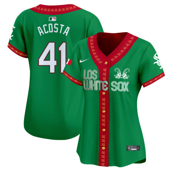 Women's Chicago White Sox Mexico Vapor Premier Limited Jersey - All Stitched - Image 30