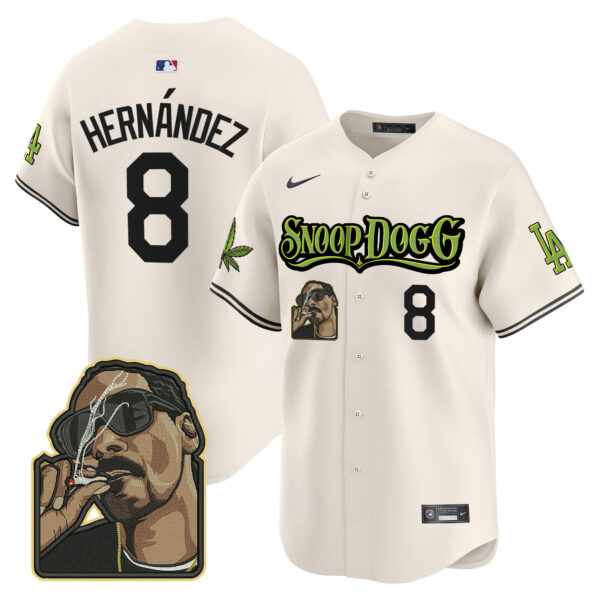 Men's Dodgers Snoop Dogg Vapor Premier Limited Jersey - Stitched - Image 7