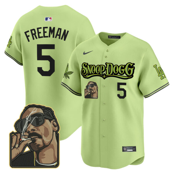 Men's Dodgers Snoop Dogg Vapor Premier Limited Jersey - Stitched - Image 12