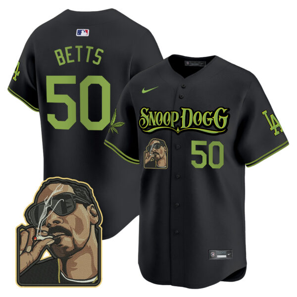 Men's Dodgers Snoop Dogg Vapor Premier Limited Jersey - Stitched - Image 22
