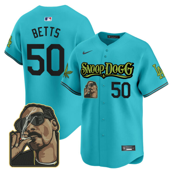 Men's Dodgers Snoop Dogg Vapor Premier Limited Jersey - Stitched - Image 40