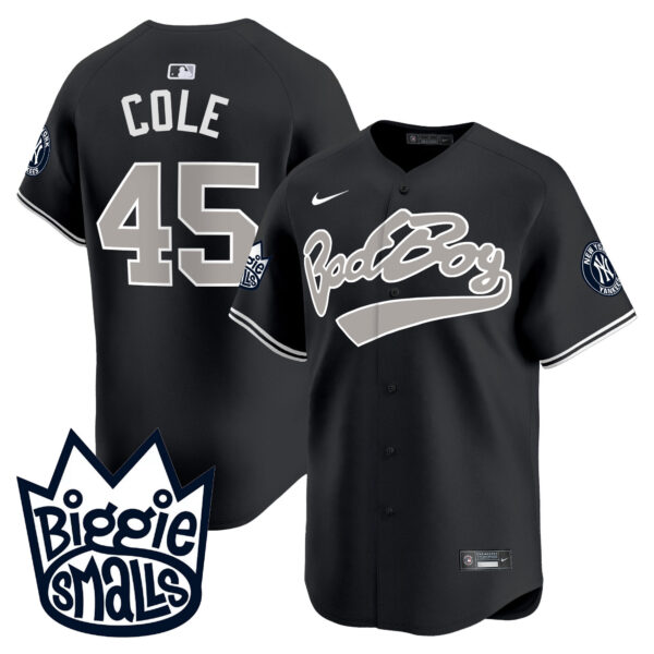 Men's New York Yankees Biggie Smalls Vapor Premier Limited Jersey - All Stitched - Image 17