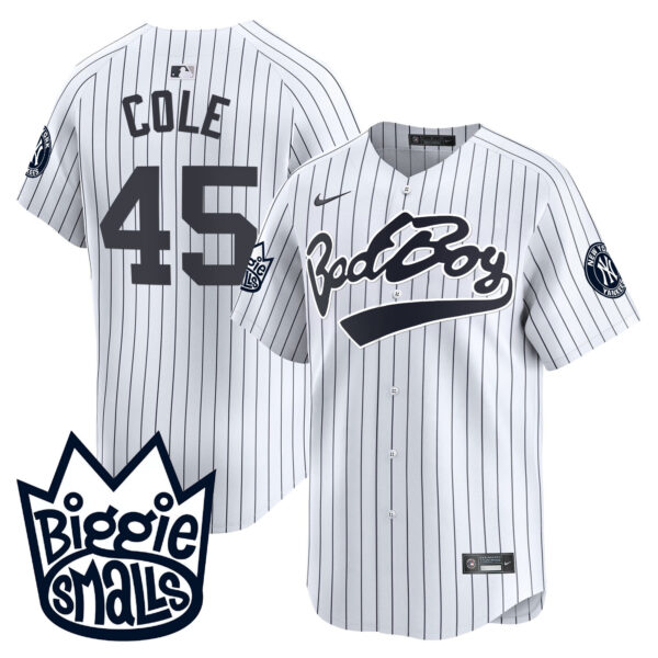Men's New York Yankees Biggie Smalls Vapor Premier Limited Jersey - All Stitched - Image 27