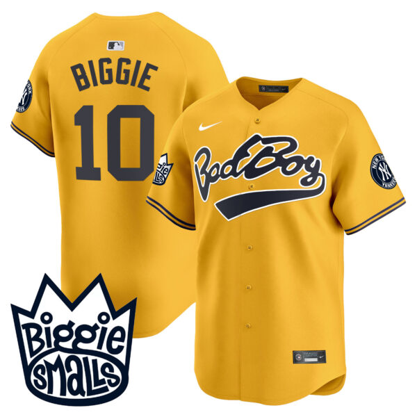 Men's New York Yankees Biggie Smalls Vapor Premier Limited Jersey - All Stitched - Image 43