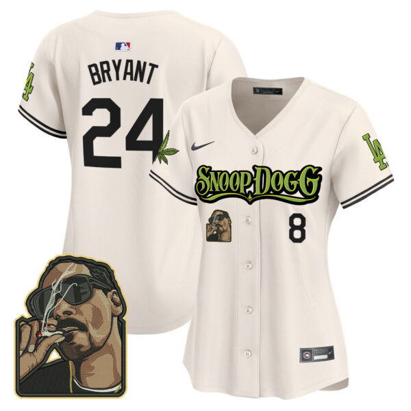 Women's Dodgers Snoop Dogg Vapor Premier Limited Jersey - Stitched - Image 5