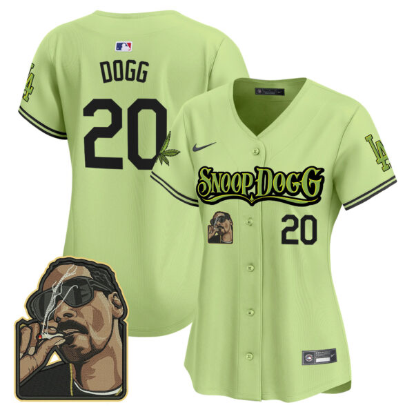 Women's Dodgers Snoop Dogg Vapor Premier Limited Jersey - Stitched - Image 11