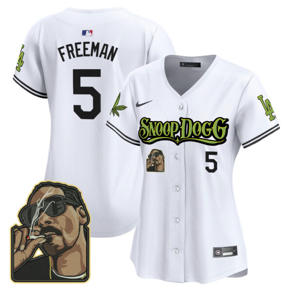 Women's Dodgers Snoop Dogg Vapor Premier Limited Jersey - Stitched - Image 30