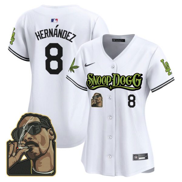 Women's Dodgers Snoop Dogg Vapor Premier Limited Jersey - Stitched - Image 34