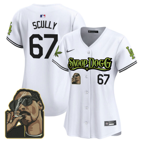 Women's Dodgers Snoop Dogg Vapor Premier Limited Jersey - Stitched - Image 33