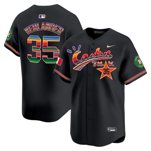 Men's Houston Astros Mexico Cactus Jack Vapor Premier Limited Jersey - All Stitched - Image 17