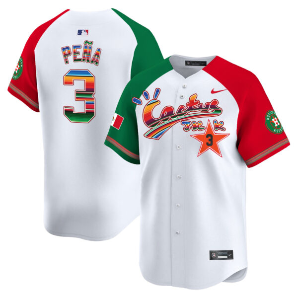 Men's Houston Astros Mexico Cactus Jack Vapor Premier Limited Jersey - All Stitched - Image 53