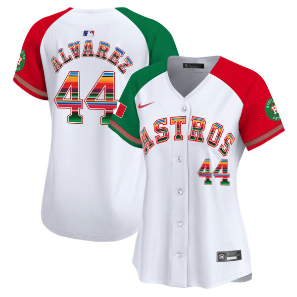Women's Houston Astros Mexico Vapor Premier Limited Jersey - All Stitched - Image 44