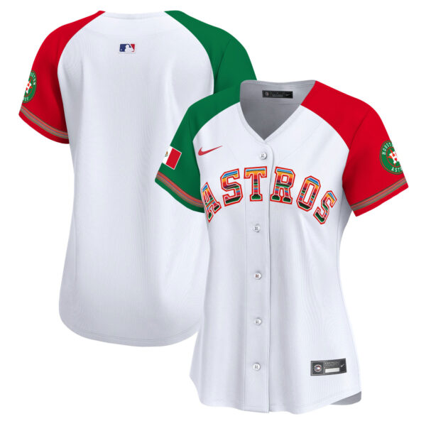 Women's Houston Astros Mexico Vapor Premier Limited Jersey - All Stitched - Image 48