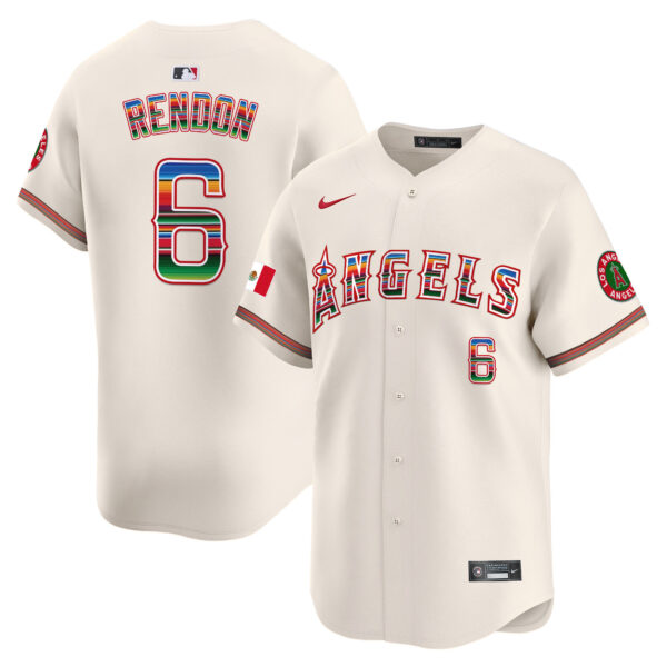 Men's Los Angeles Angels Mexico Vapor Premier Limited Jersey - All Stitched - Image 37