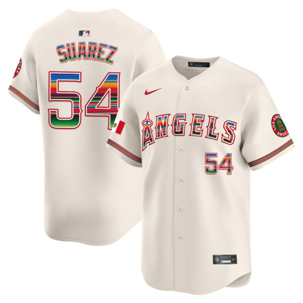 Men's Los Angeles Angels Mexico Vapor Premier Limited Jersey - All Stitched - Image 39