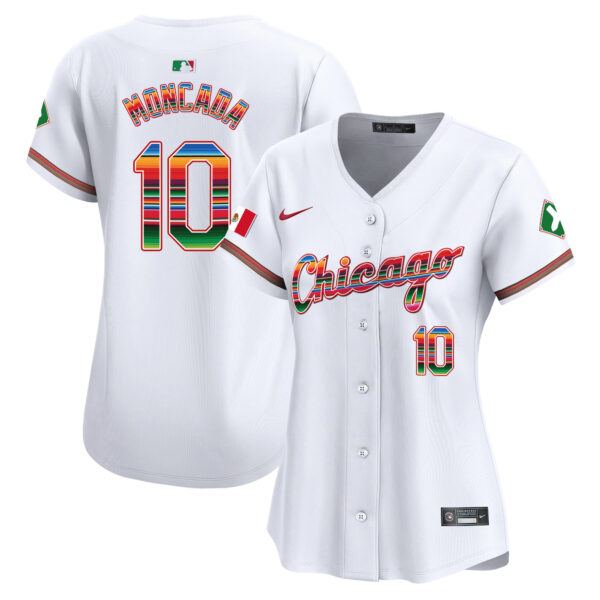Women's Chicago White Sox Mexico Vapor Premier Limited Jersey V3 - All Stitched - Image 2