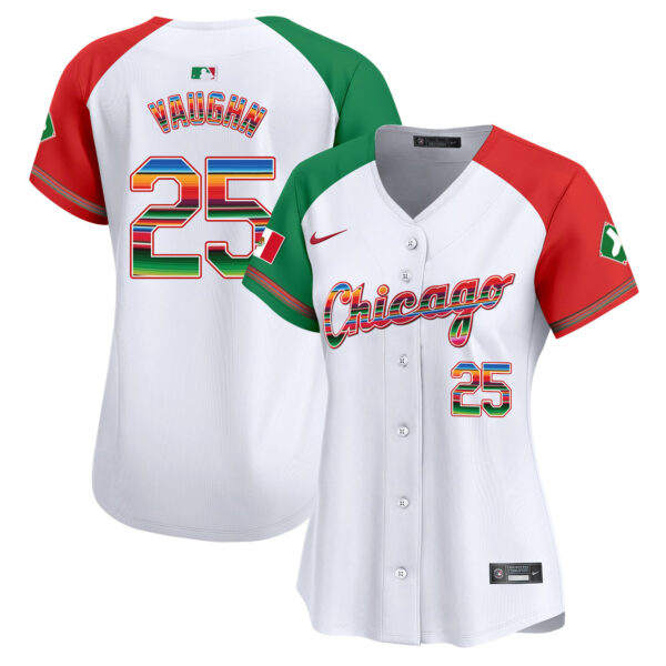 Women's Chicago White Sox Mexico Vapor Premier Limited Jersey V3 - All Stitched - Image 18