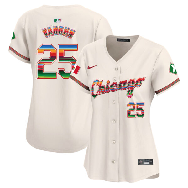 Women's Chicago White Sox Mexico Vapor Premier Limited Jersey V3 - All Stitched - Image 25