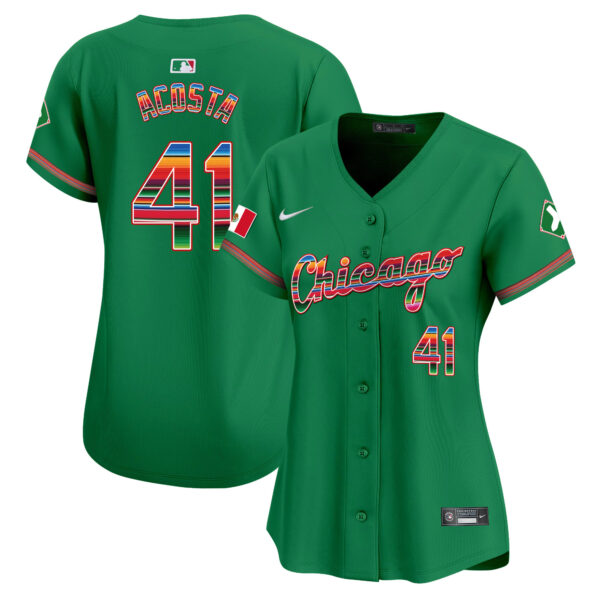 Women's Chicago White Sox Mexico Vapor Premier Limited Jersey V3 - All Stitched - Image 34