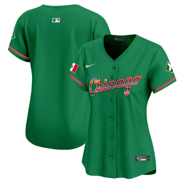 Women's Chicago White Sox Mexico Vapor Premier Limited Jersey V3 - All Stitched - Image 35