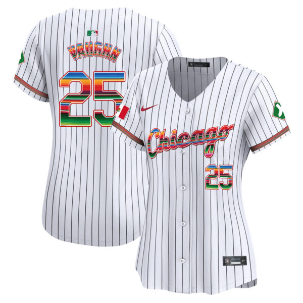 Women's Chicago White Sox Mexico Vapor Premier Limited Jersey V3 - All Stitched - Image 39