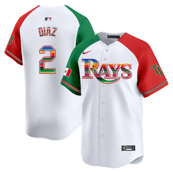 Men's Tampa Bay Rays Mexico Vapor Premier Limited Jersey - All Stitched - Image 26