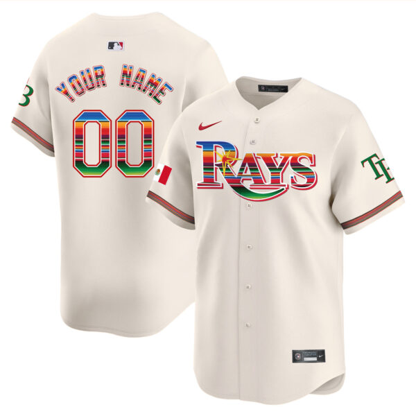 Tampa Bay Rays Mexico Vapor Premier Limited Custom Jersey - All Stitched - Image 6