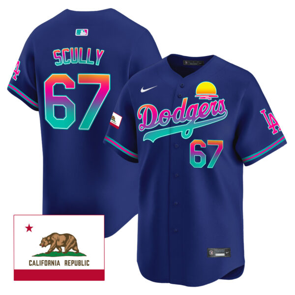 Men's Dodgers 2024 Los Angeles City Style Vapor Premier Limited Jersey - All Stitched - Image 21