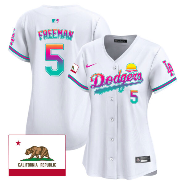 Women's Dodgers 2024 Los Angeles City Style Vapor Premier Limited Jersey - All Stitched - Image 2