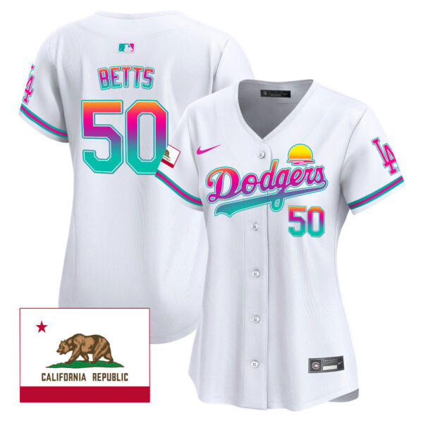 Women's Dodgers 2024 Los Angeles City Style Vapor Premier Limited Jersey - All Stitched - Image 3