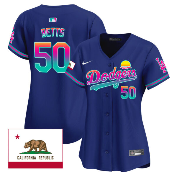 Women's Dodgers 2024 Los Angeles City Style Vapor Premier Limited Jersey - All Stitched - Image 19