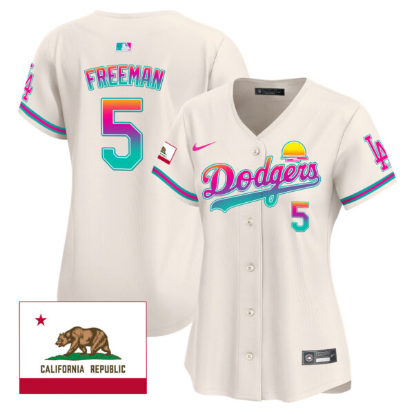 Women's Dodgers 2024 Los Angeles City Style Vapor Premier Limited Jersey - All Stitched - Image 26