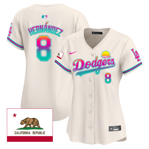 Women's Dodgers 2024 Los Angeles City Style Vapor Premier Limited Jersey - All Stitched - Image 30