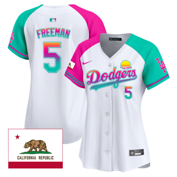 Women's Dodgers 2024 Los Angeles City Style Vapor Premier Limited Jersey - All Stitched - Image 34