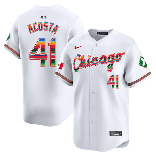 Men's Chicago White Sox Mexico Vapor Premier Limited Jersey V3 - All Stitched - Image 6