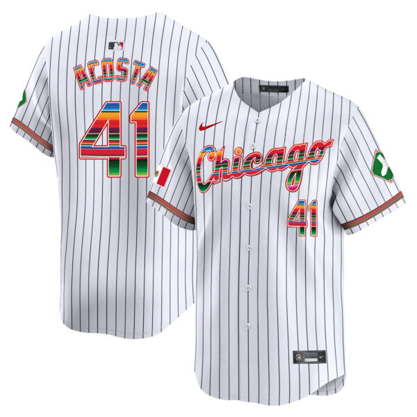 Men's Chicago White Sox Mexico Vapor Premier Limited Jersey V3 - All Stitched - Image 41