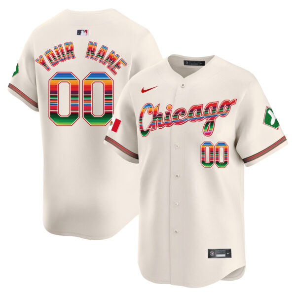 Chicago White Sox Mexico Vapor Premier Limited Custom Jersey V3- All Stitched - Image 4