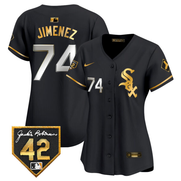 Women's Chicago White Sox 2024 Jackie Robinson Patch Vapor Premier Limited Jersey - All Stitched - Image 3