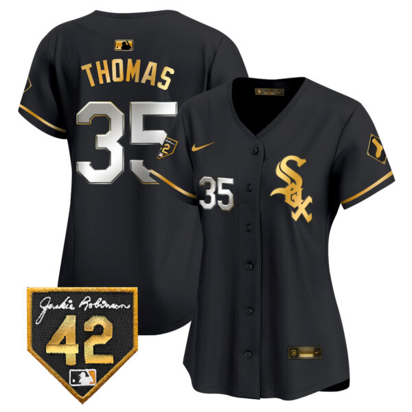 Women's Chicago White Sox 2024 Jackie Robinson Patch Vapor Premier Limited Jersey - All Stitched - Image 5