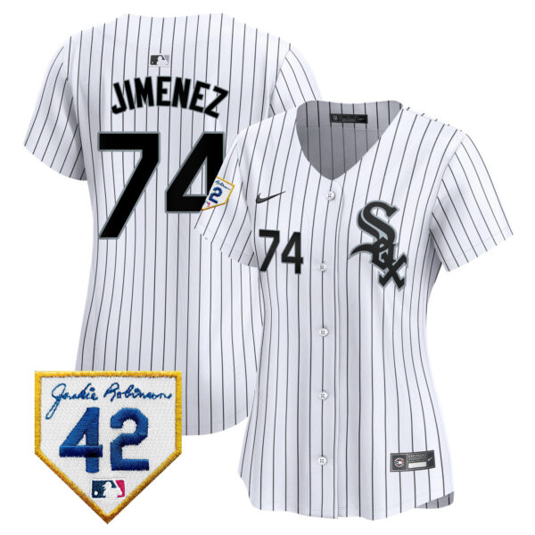 Women's Chicago White Sox 2024 Jackie Robinson Patch Vapor Premier Limited Jersey - All Stitched - Image 17