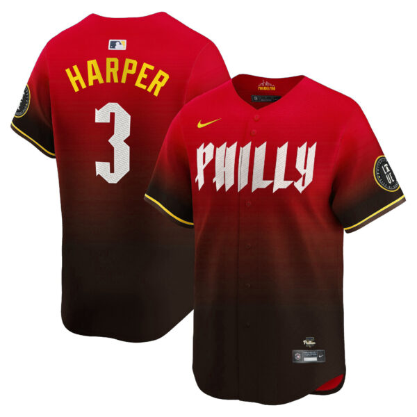 Men's Phillies 2024 City Connect Vapor Premier Limited Jersey - All Stitched - Image 28