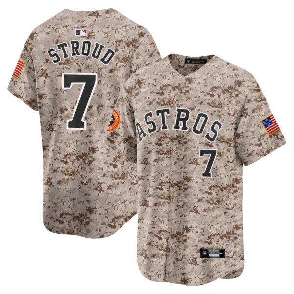 Men's Houston Astros USMC Alternate Vapor Premier Limited Jersey - All Stitched - Image 12