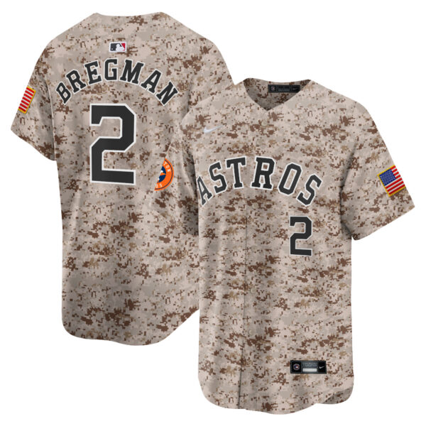 Men's Houston Astros USMC Alternate Vapor Premier Limited Jersey - All Stitched - Image 15