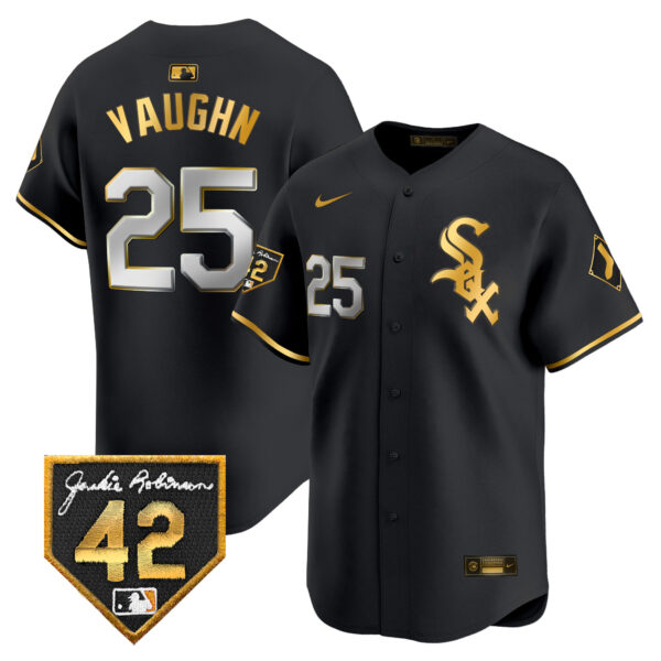 Men's Chicago White Sox 2024 Jackie Robinson Patch Vapor Premier Limited Jersey - All Stitched - Image 4