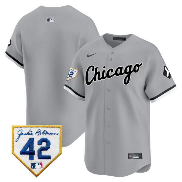 Men's Chicago White Sox 2024 Jackie Robinson Patch Vapor Premier Limited Jersey - All Stitched - Image 30