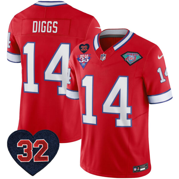 Men's Bills 1994 Throwback O.J. Simpson Patch Vapor Limited Jersey - All Stitched - Image 21
