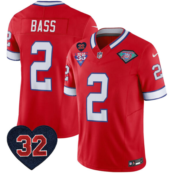 Men's Bills 1994 Throwback O.J. Simpson Patch Vapor Limited Jersey - All Stitched - Image 27
