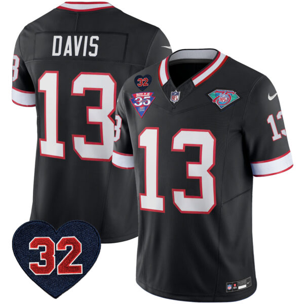 Men's Bills 1994 Throwback O.J. Simpson Patch Vapor Limited Jersey - All Stitched - Image 44