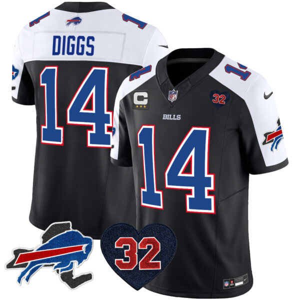 Men's Bills O.J. Simpson Patch Vapor Limited Jersey - All Stitched - Image 4